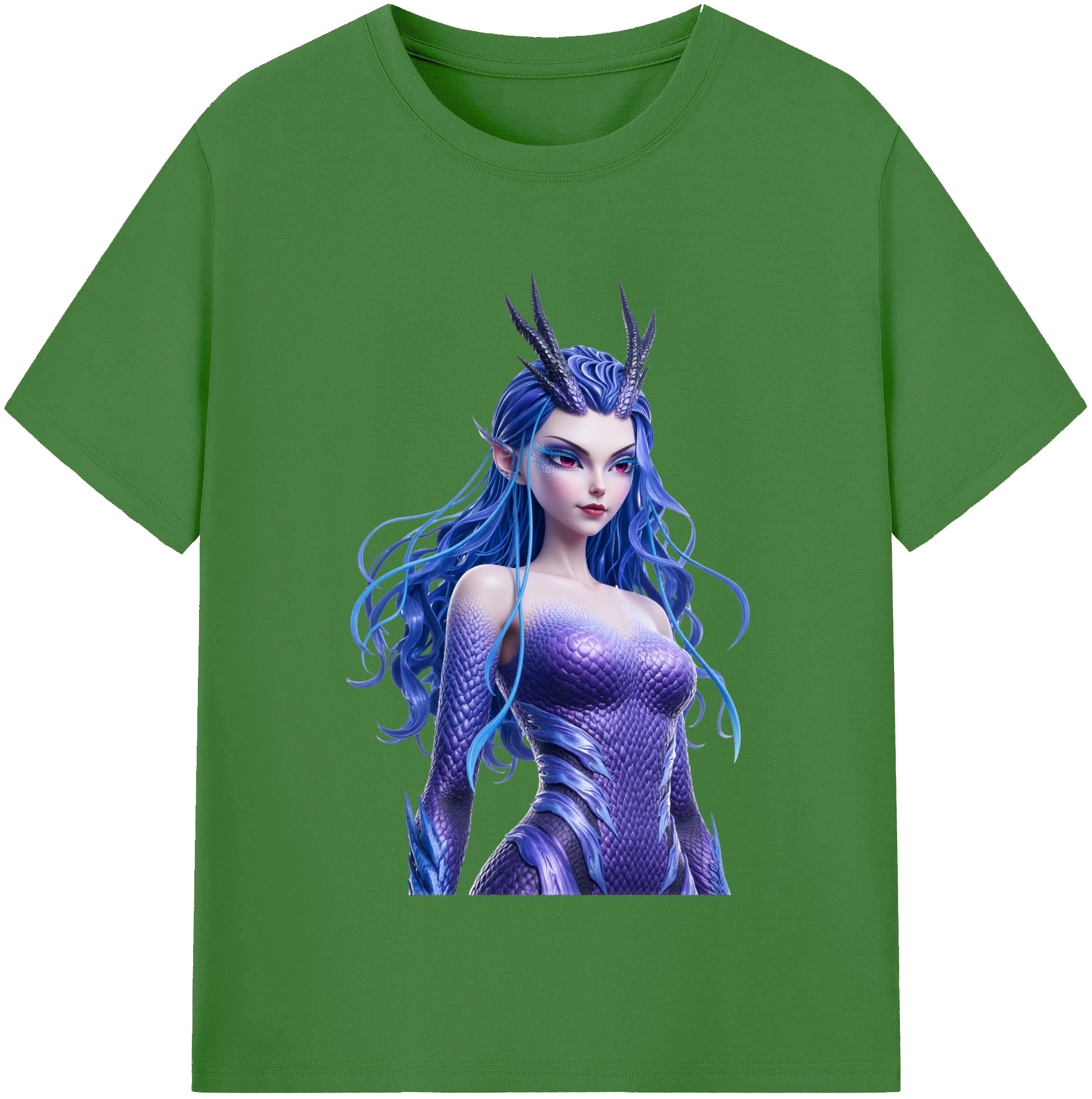 （画像用） Ne Zha 2 ナタ 魔童の大暴れ レディースカジュアルプリントTシャツ（綿100％）